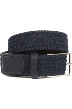 JONES BOOTMAKER Mens Mens Upton Park Braided Belt