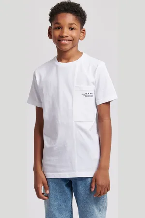 Jack Wills Boys Boys Panel Pocket 100% Cotton T-Shirt