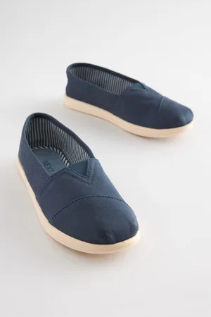 Next Canvas Slip-Ons Shoes AU 2 (EU 34.5)