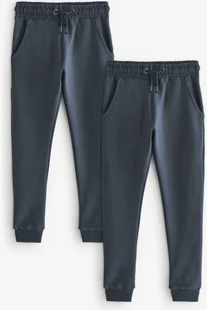 Next Girls Navy Skinny Fit Joggers 2 Pack (3-16yrs)