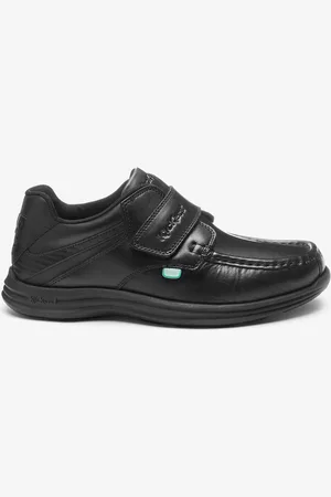 Kickers Boys Youth Reasan Strap Leather Shoes