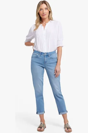 NYDJ Blue Margot Girlfriend Jeans AU 18