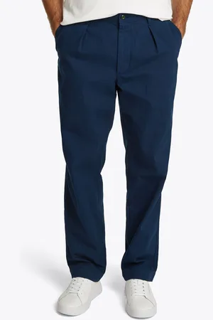 Tommy Hilfiger Blue Murray Herringbone Chino Trousers W32 L30