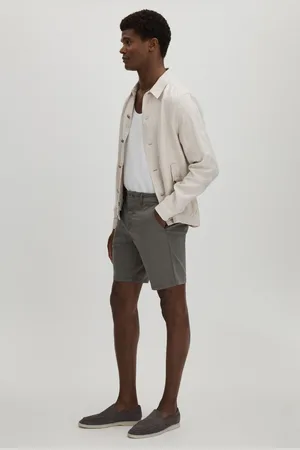 Paige Mens Cotton Blend Chino Shorts