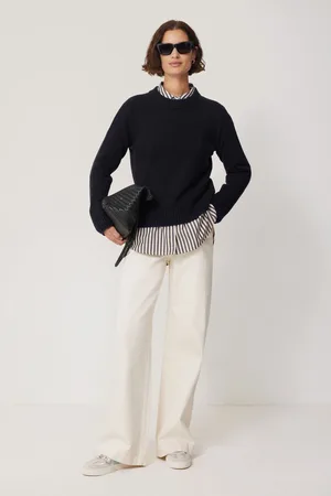 Jigsaw Womens Wool Cashmere Blend Jumper
