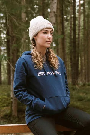 Animale Womens Navy Womens Maya Hoodie