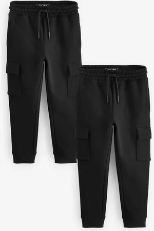 Next Boys Slim Cargo Joggers 2 Pack (3-16yrs)