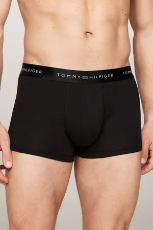 Tommy Hilfiger Mens Signature Essential Waistband Trunks 3 Pack