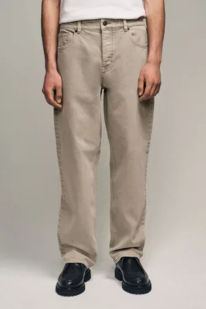 Next Mens Light Stone Relaxed Fit Vintage Stretch Authentic Jeans