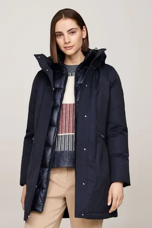 Tommy Hilfiger Blue Padded Parka Jacket L
