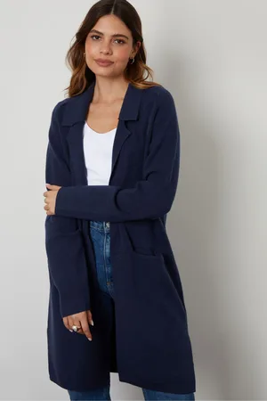 Threadbare Blue Tailored Coatigan AU 8