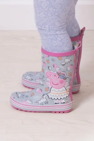 Totes Girls Ballerina Childrens Peppa Pig Wellies