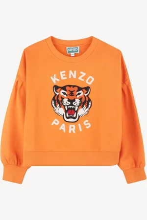 Kenzo Orange Long Sleeve Tiger Logo Sweatshirt 10 Years (140cm)