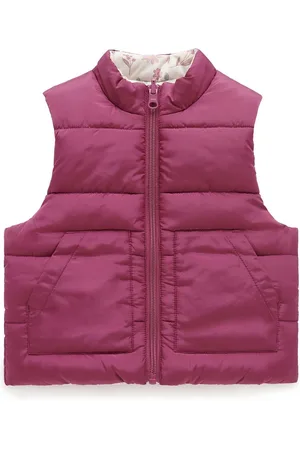 Purebaby Girls Water Resistent Reversible Gilet