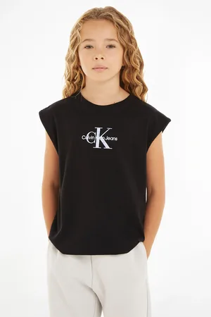 Calvin Klein Girls Monologo Jersey Top