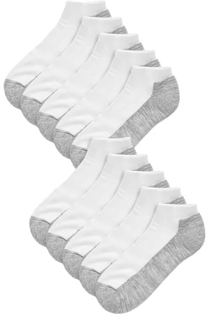 Next Mens /Grey 10 Pack Cushioned Trainers Socks
