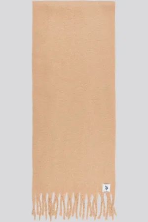 U.S. Polo Assn. U. S. Polo Assn. Natural Super Soft Brushed Large Winter Scarf one