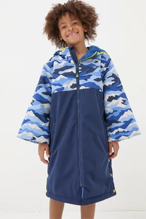 Fat Face Boys FatFace Waterproof Changing Robe