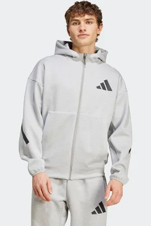 adidas Mens New Z. N.E. Full-Zip Hooded Track Jacket