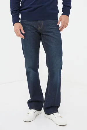 Fat Face Mens FatFace Dark Vintage Bootcut Jeans