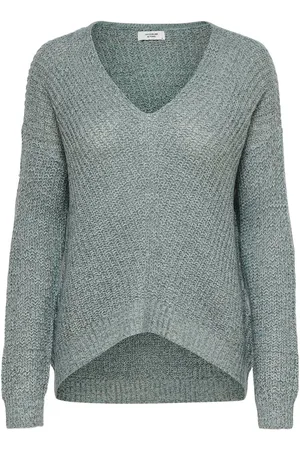 JDY Womens V-Neck Knitted Pullover Jumper