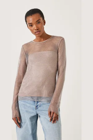 Hush Puppies Womens Una Sparkle Long Sleeve Top