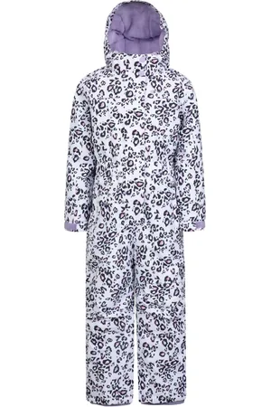 Mountain Warehouse Boys Kids Cloud Printed Waterproof Fleece Lined Snowsuit