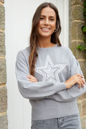 Threadbare Womens Star Graphic Jumper