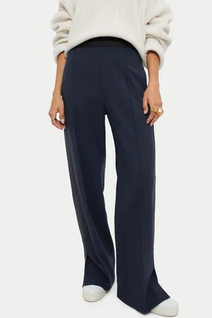 Jigsaw Womens Crepe Split Hem Joggers