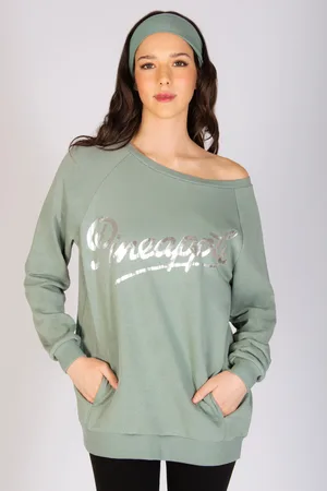 Pineapple Womens Womens Oversized Monster Sweatshirt