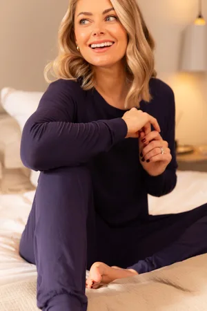 Cyberjammies Blue Slouch Jersey Pyjamas Set AU 18