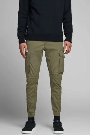 JACK & JONES Green Cargo Trouser 32W x 29L (UK 32 S)