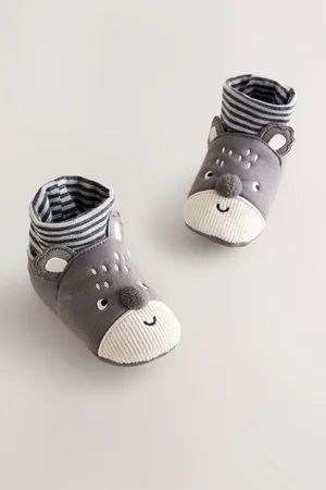 Next Grey Koala Baby Sensory Sock Top Boots (0-24 months) (0-2mths) 3