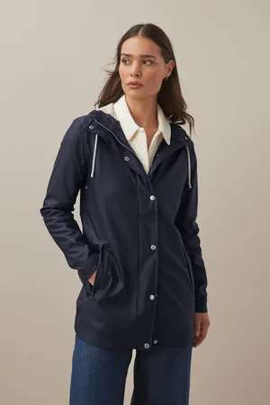 Ilse Jacobsen Womens Straight Fit Lightweight Waterproof Rain Jacket