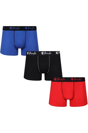 Pringle Mens Pop Colour Cotton Trunks 3 Pack