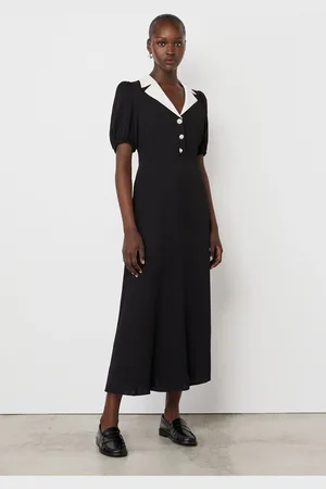 Finery London Lois Crepe Midi Dress AU 12