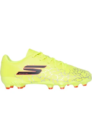 Skechers Boys Yellow/Black Skx_01 Jr Youth Firm Ground Football Boots