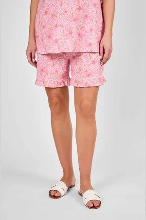 JoJo Maman Bébé Floral Patterned Frill Maternity Shorts S