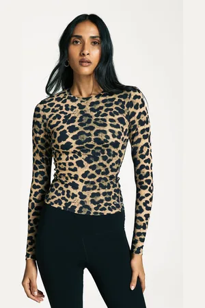 P.E Nation P. E Nation Leopard Foundation Long Sleeve Top XS