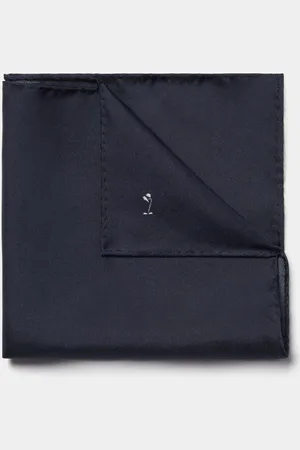 Peckham Rye Mens Navy Classic Pocket Square