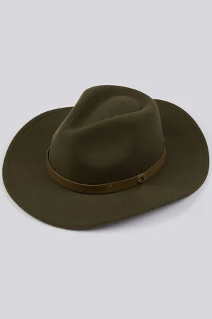 U.S. Polo Assn. U. S. Polo Assn Green Womens Felt Fedora Hat One