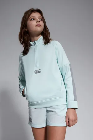 Canterbury Junior Unisex Green 1/2 Zip Thermoreg Fleece 12 Years (152cm)