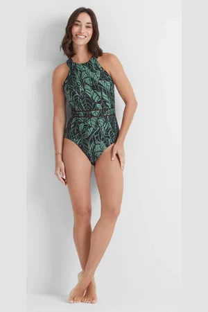 Tog 24 Green Womens Mollie Swimsuit AU 16