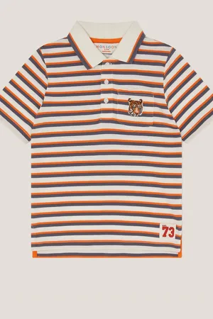Monsoon Tiger Stripe 100% Cotton Polo Shirt 7