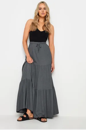 Long Tall Sally Crinkle Tiered Skirt AU 12 Tall