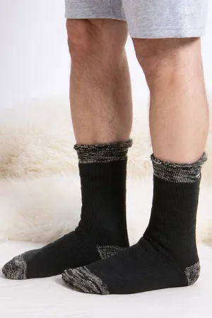 Totes Mens Mens Brushed Thermal Socks 2 Pack