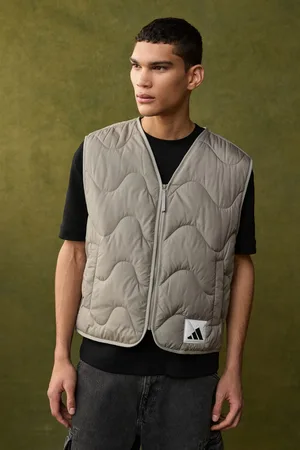 adidas Brown Nuganic Light Insulation Gilet S Reg