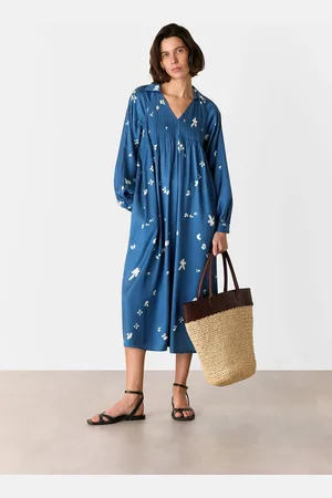 Whistles Sun Bleached Floral Dress AU 6