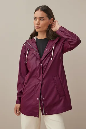 Ilse Jacobsen Womens Straight Fit Lightweight Waterproof Rain Jacket