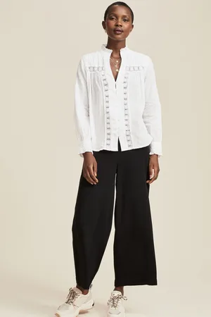 ASPIGA White Carrie Blouse M